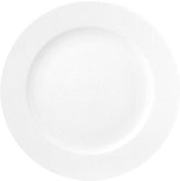 Porcelain Delta dia.11.75" Round White Porcelain Plate (Set of 4)
